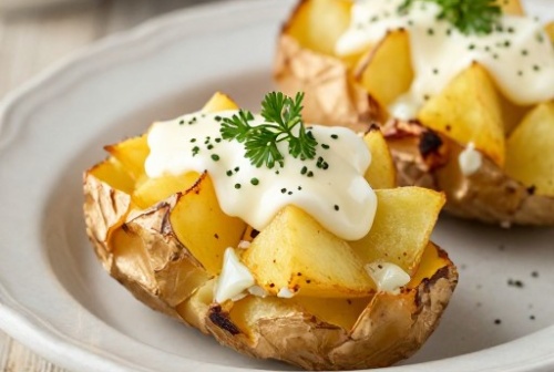 Фото Фаршированный картофель или как покушать просто, но со вкусом №3