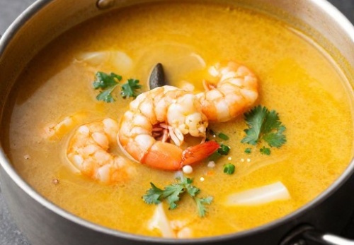 Фото Для тех, кто любит креветки: как приготовить с ними вкусный суп? №2