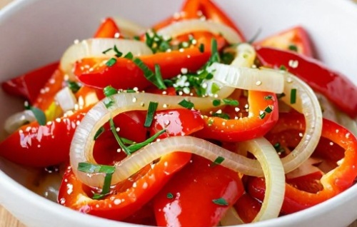 Фото Салаты со сладким перцем: 5 самых вкусных №2 Фото Салаты со сладким перцем: 5 самых вкусных №2