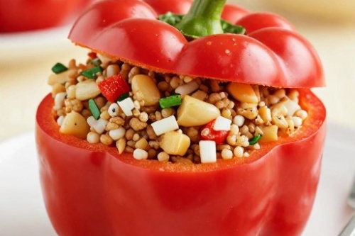 Фото Фаршируем перцы: рецепты с необычными мясными начинками №3