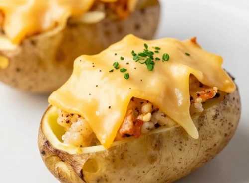 Фото Фаршированный картофель или как покушать просто, но со вкусом №4