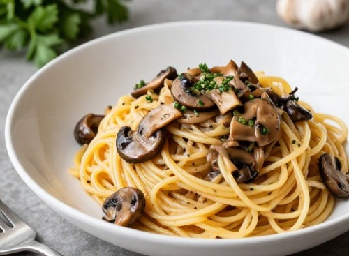 Фото Спагетти и грибы: 4 рецепта вкусных сочетаний №2